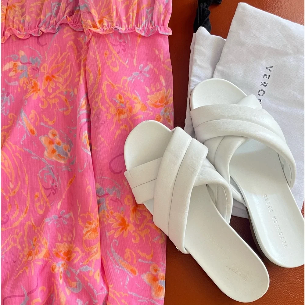 Veronica Beard White Sandal